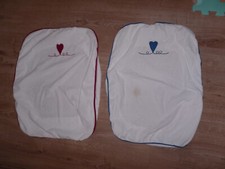 2x Bezüge für Wickelunterlage IKEA  Gullunge  weiß  Bezug aus Baumwolle