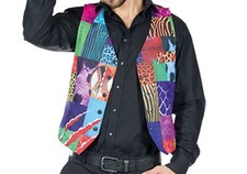 bunte Weste Kostüm Multi