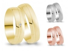 1 Paar Trauringe Gold 333