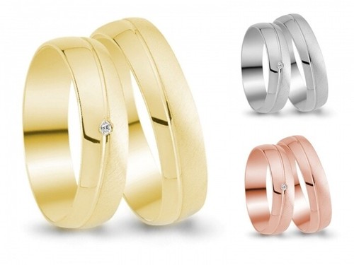 Paar trauringe gold - 1,
