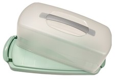 Kuchencontainer Kuchen Transportbox Königskuchen Tortenbox Aufbewahrungsbox mint