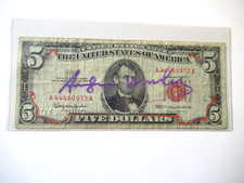 a) ANDY WARHOL: Echte 5 US$