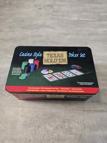 Poker set casino style texas - poker,