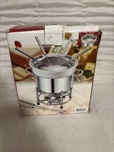 Fondue set edelstahl mit - set,