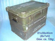 BUND BW ZARGES A10 Alu Kiste Werkzeugkiste Box Alukoffer Camp Outdoor Trekking W