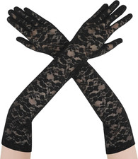 Lange Handschuhe Damen Florale Spitzenhandschuhe Elegante Armstulpen