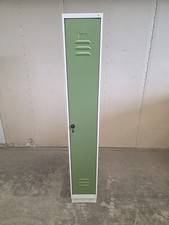 C+P Metallspind 1 Abteil grün grau 30cm abschließbar belüftet