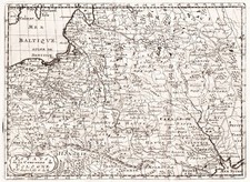 Polska Polen Poland Karte map carte Sanson Kupferstich 1680 engraving