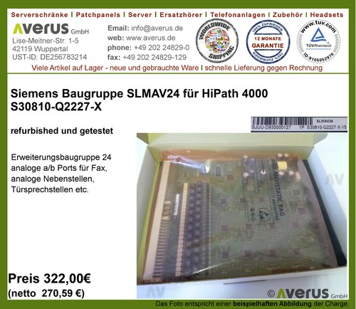 Unify siemens slmav24 - siemens,