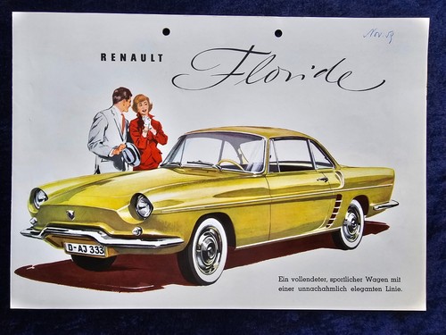 Renault floride prospekt aus - floride,,