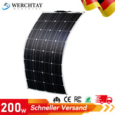 200W 400W Flexibles Solarpanel Solarmodule Monokristallin für Wohnmobil Camping