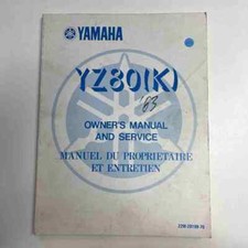 YAMAHA YZ80(K) 1983 22W-28199-70 Owners Manual Mode d'emploi nécessaire used