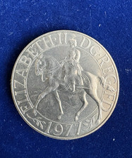 1977 Queen Elizabeth II  Jubiläumsmünze