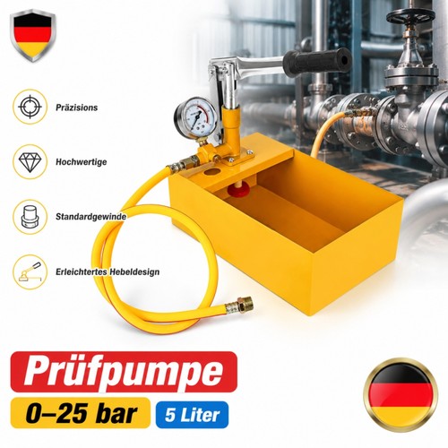 Prüfpumpe manuell 25bar liter - 25bar,