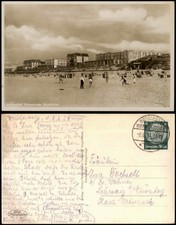 Ansichtskarte Wangerooge Meer Strand Strandleben im Nordseebad 1934
