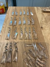 Vintage geschliffenes Glas