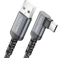 1m USB-C Ladekabel 90°