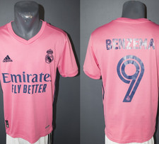 Real Madrid Benzema Trikot 2020/2021 Auswärts Fußball Herren Shirt Größe S