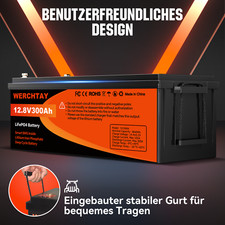 12V 300Ah Lithium Batterie