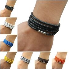 ARMBAND LEDERARMBAND LEDER BRAUN SCHWARZ HERREN DAMEN ARMBÄNDER WICKELARMBAND