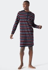 SCHIESSER Herren Nachthemd Langarm 100% CO 48-62  M- 5XL 100% Baumwolle