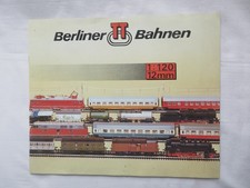 Berliner TT Bahnen   DDR   Deutsch / Englisch   VEB Berliner TT- Bahnen