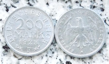 200 MARK 1923 F Alu Inflation