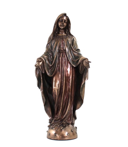 Marienstatue 20cm bronze resin - marienstatue,