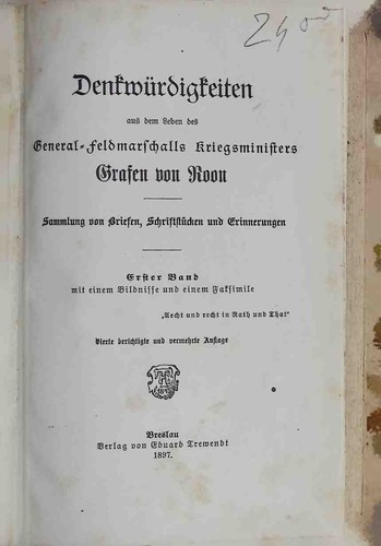 Denkwürdigkeiten aus dem