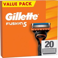 20X Gillette Fusion5 Rasierklingen Wahlweise 20er Pack mit oder ohne OVP~