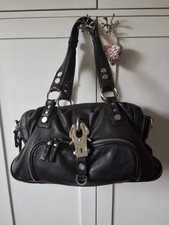 GGL George Gina & Lucy Lederhandtasche schwarz