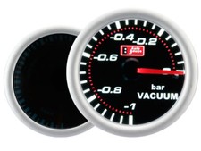 Original Auto Gauge Zusatzinstrument 52 mm Smoke  Vacuum 12v 