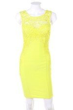 LIPSY Kleid Partykleid Spitze UK 6 = D 32 gelb