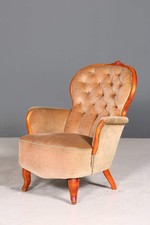 Sessel im Louis Philippe Stil 60s "Bergère" Barock Stil Sessel Lounge Sessel