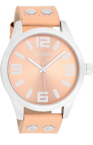 Damen armbanduhr peach pink - armbanduhr,