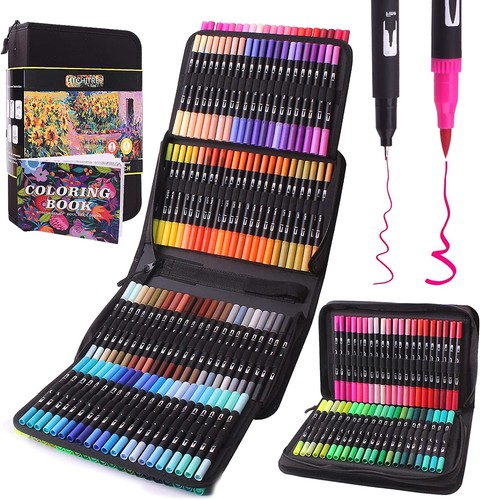 Dual brush pen - pen, set
