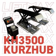 LIFTMAX Mobile Kurzhub Scherenbühne 3500kg Reifendienst Elektr. Entriegelung Pkw