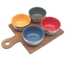 4er SET TOSKANA SERVIERSCHALEN