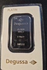 1 Unze Platinbarren 999,5 von