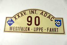 Rallye Schilder Blechschild