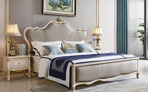 Klassisches bett barock rokoko - bett,