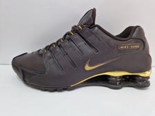 Nike Shox NZ   dunkelbraun gold   Gr.44,5