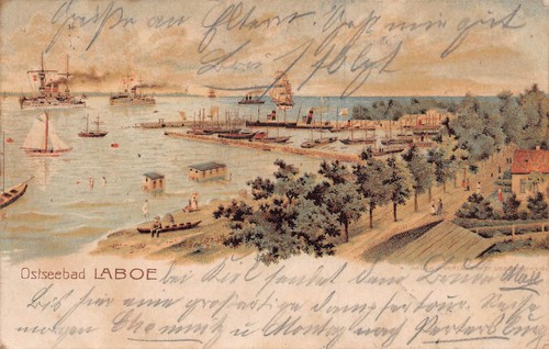 Ostseebad laboe ansichtskarte - ostseebad,