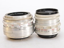 TESSAR 2,8/50 CARL ZEISS JENA  + Primotar E 3,5/50 red V *Alu M42 🔝⭐✅ (8365)