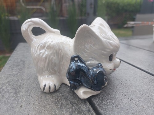 Katzen spardose aus keramik - spardose,