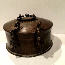 Antique Brass Chapati Box