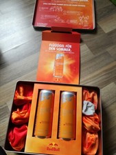 Red Bull Summer Edition Promo Box mit Boccia Spiel 2x 250ml Full Can Dose Voll 