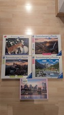 Puzzlepaket,  Ravensburger 3 x 1000 Teile und 2 x No-name 1000 Teile
