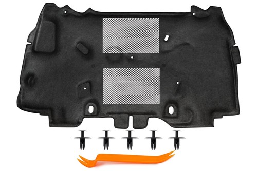 Motorhaubendämmung mit clips - mit,