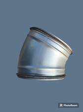 Bogen Knie Winkel ~30 Grad Lüftung 200mm Wickelfalz Rohr Edelstahl Rohrstück